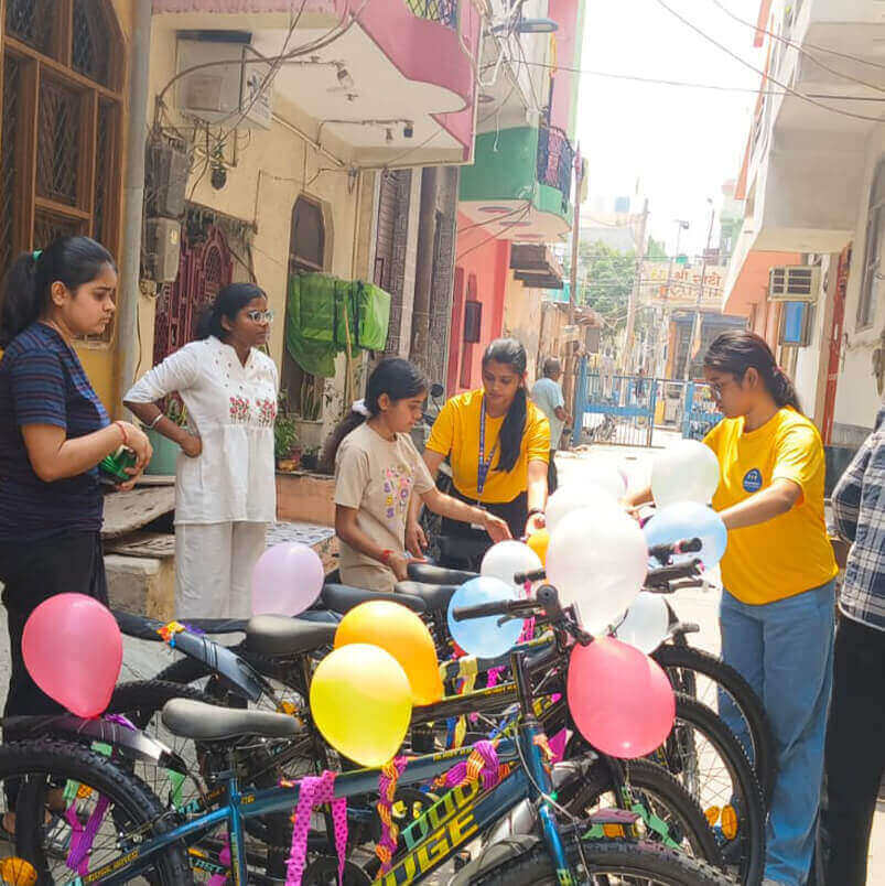 Bicycle Distribution Child Help Foundation