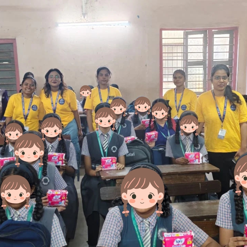 Child Help Foundation distributing sanitary pads
