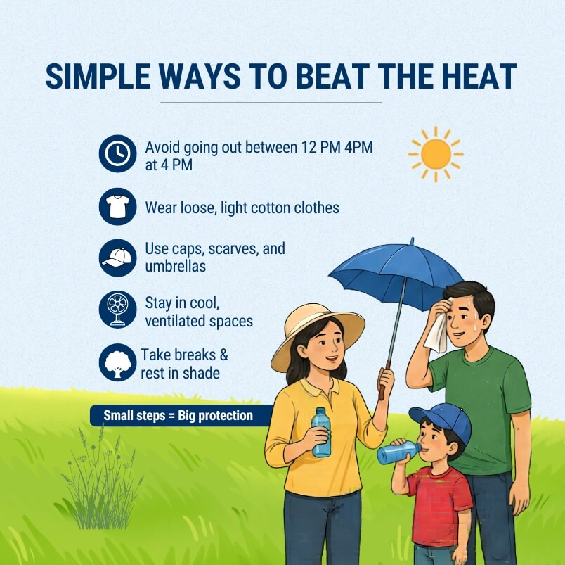 Simple ways to beat the heat, Child Help Foundation