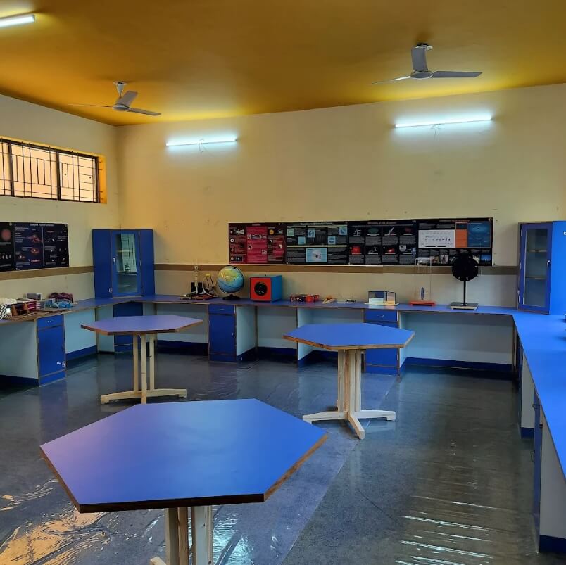 A Child Help Foundation STEM Laboratory space designed to give students hands-on access to science and discovery.